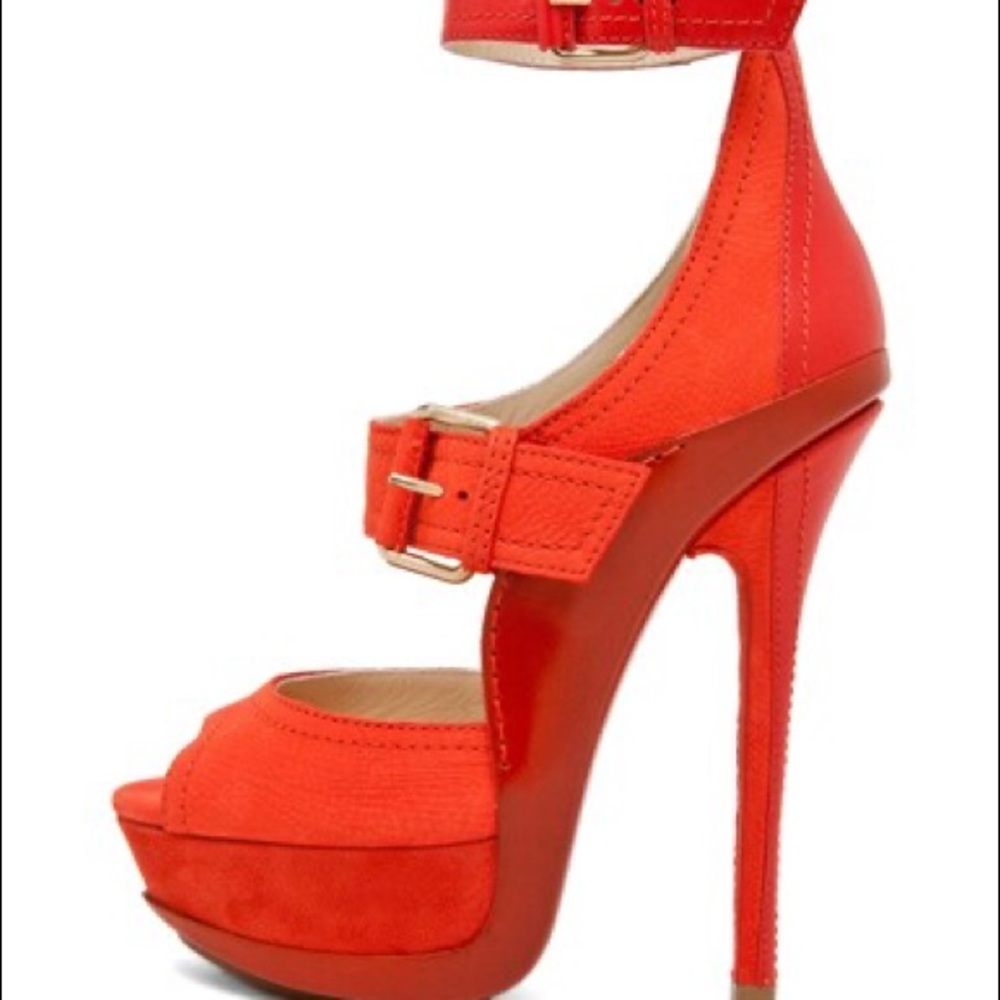 Jimmy Choo Letitia stilettos in coral